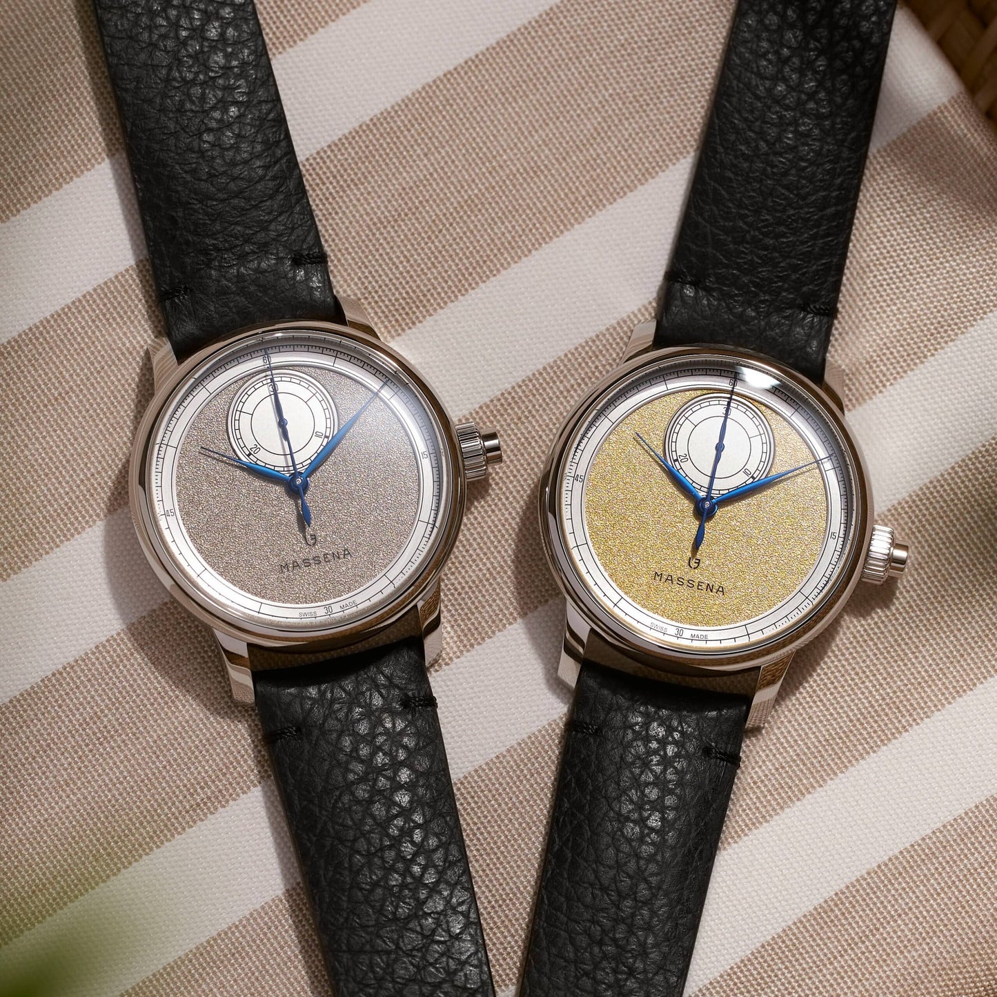 モノプッシャー クロノグラフ ルイ エラール x マセナ LAB ゴールド