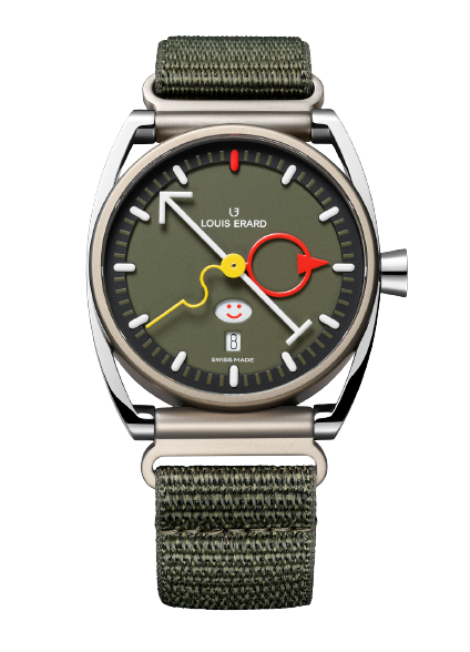 Le Triptyque Louis Erard x Alain Silberstein Khaki