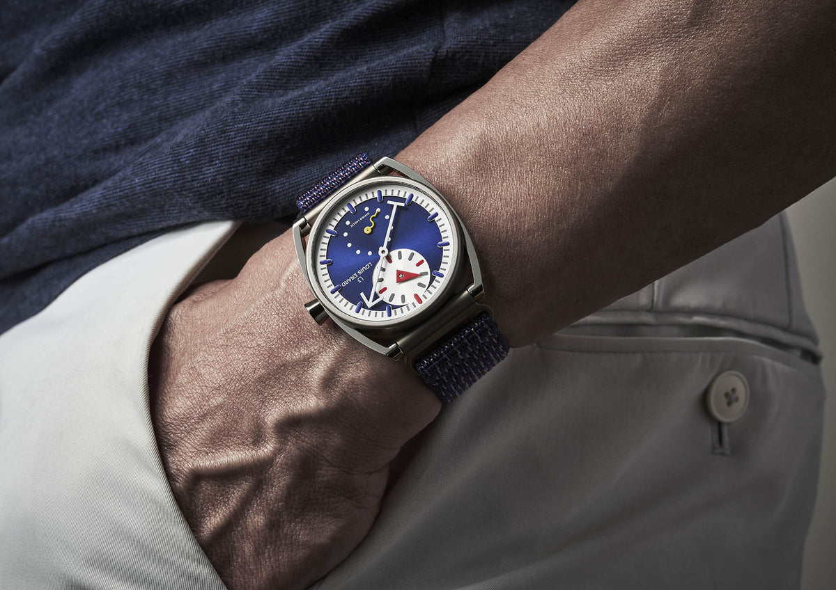 Le Régulateur Louis Erard x Alain Silberstein Blue - Hall of Fame