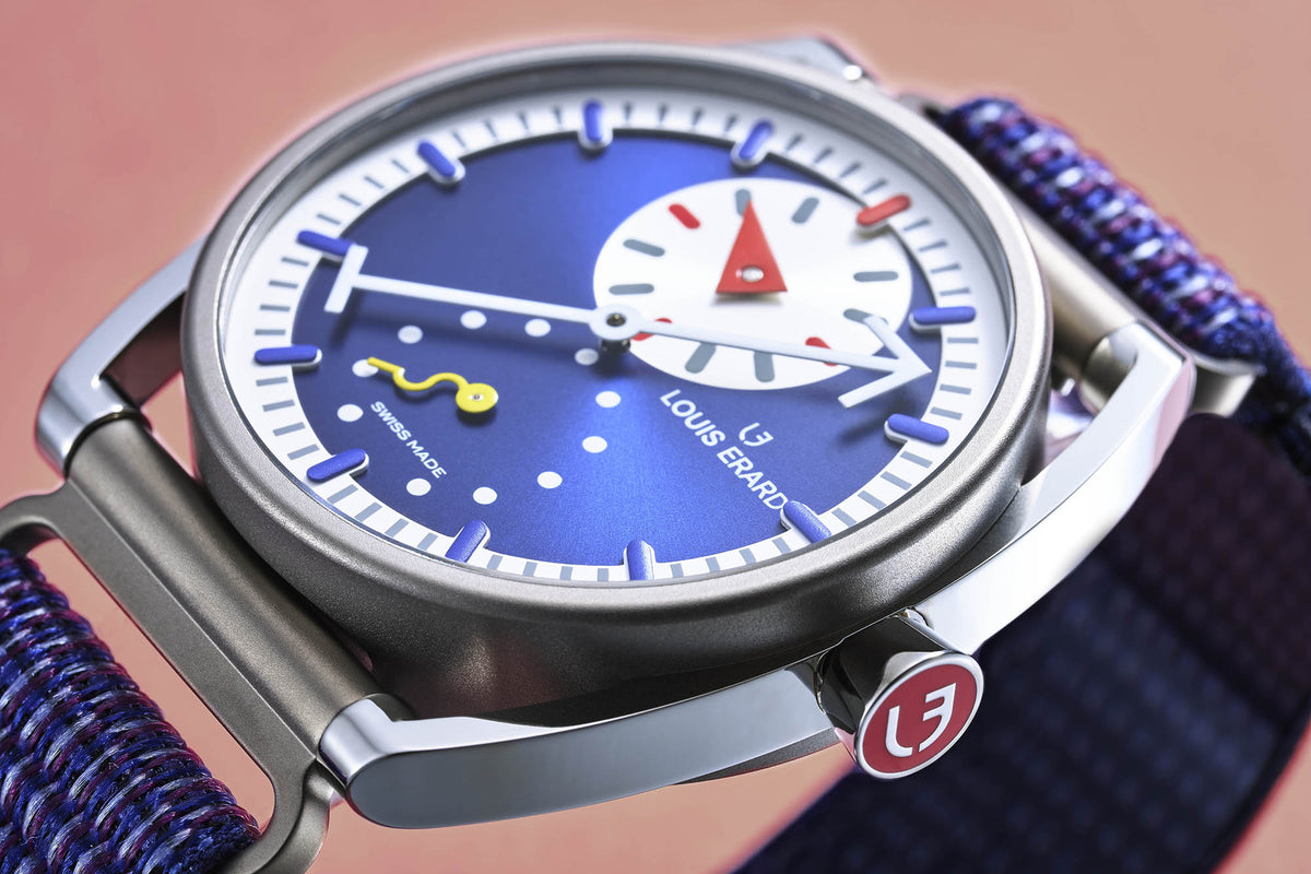 Le Régulateur Louis Erard x Alain Silberstein Blue - Hall of Fame