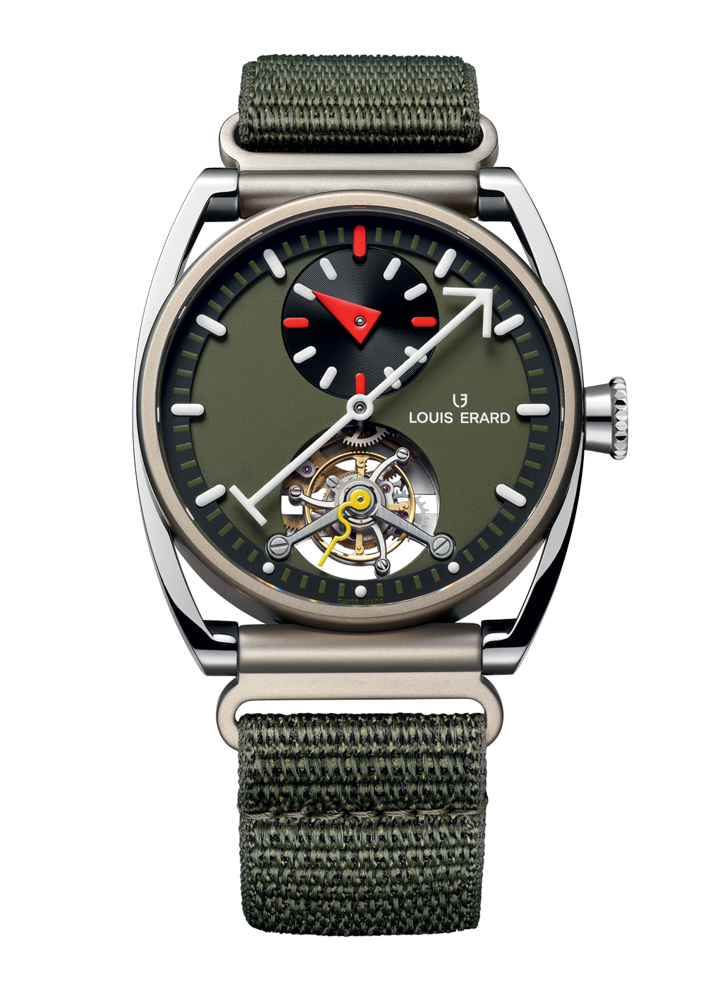 Le Régulateur Tourbillon Louis Erard x Alain Silberstein Khaki
