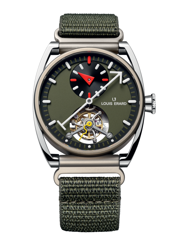 Le Régulateur Tourbillon Louis Erard x Alain Silberstein Khaki