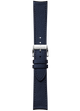 Anthracite grained calf leather strap BVA180