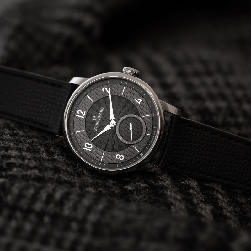 Petite Seconde Guilloché Anthracite Black