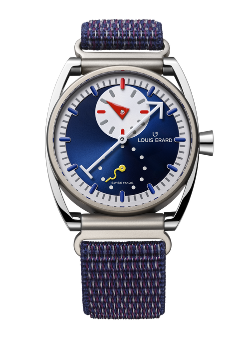 Le Régulateur Louis Erard x Alain Silberstein Blue - Hall of Fame