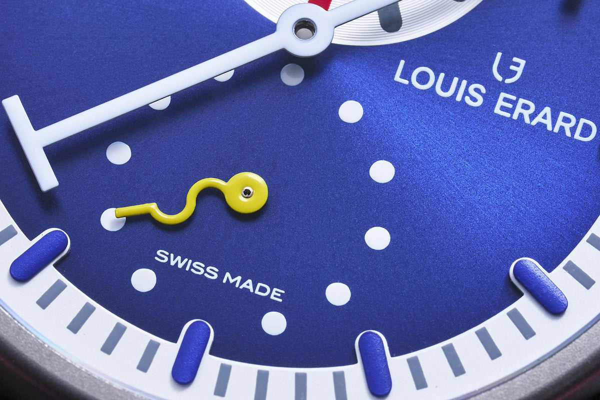 Le Régulateur Louis Erard x Alain Silberstein Blue - Hall of Fame