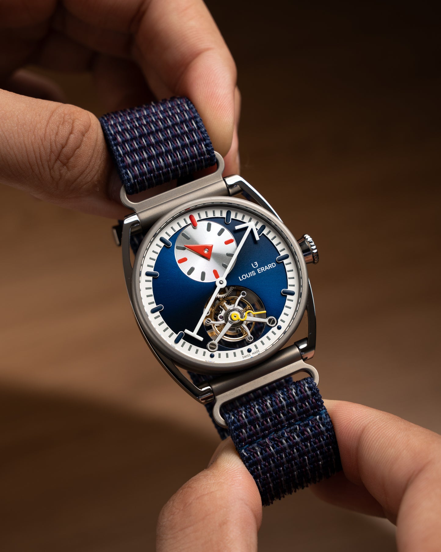 Le Régulateur Tourbillon Louis Erard x Alain Silberstein Blue