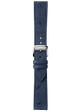 Blue ostrich leather strap - Small size